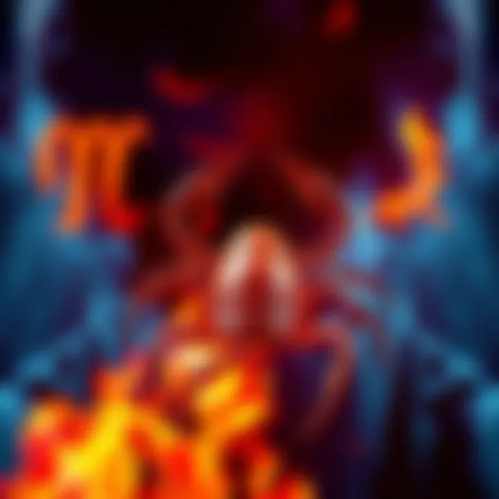 A fiery graphic showing fire sign symbols (Aries, Leo, Sagittarius) alongside Scorpio, highlighting their traits and compatibility.