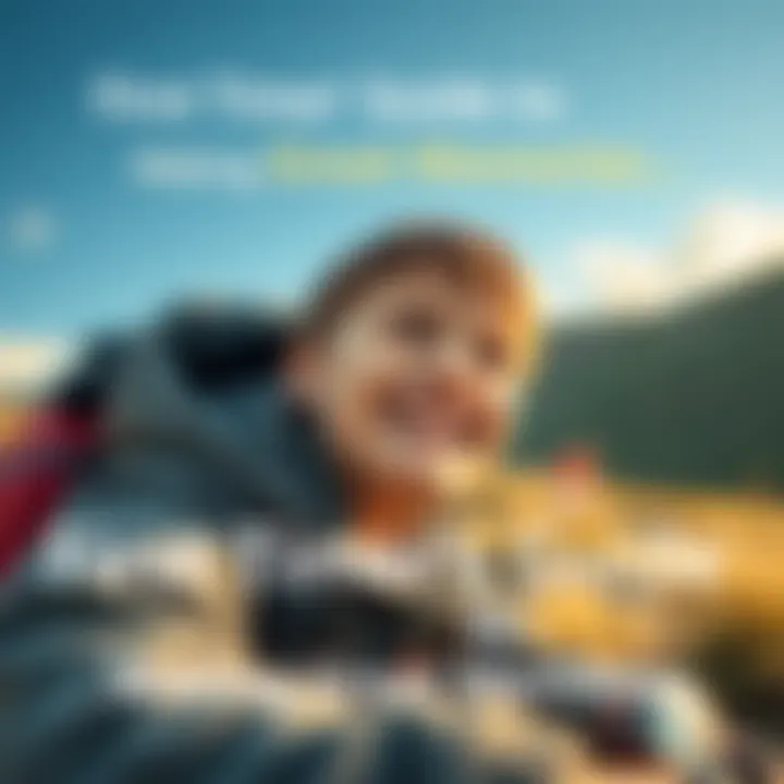 A young person smiles while trying a new activity outdoors, capturing the joy of first experiences