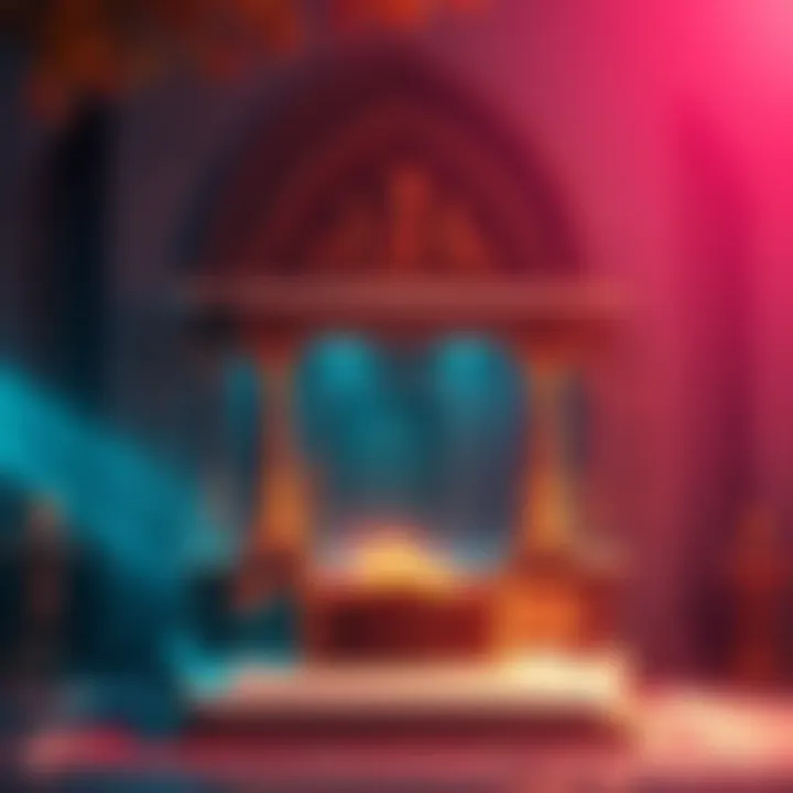 A beautifully crafted First Altar showcasing intricate details and cultural elements