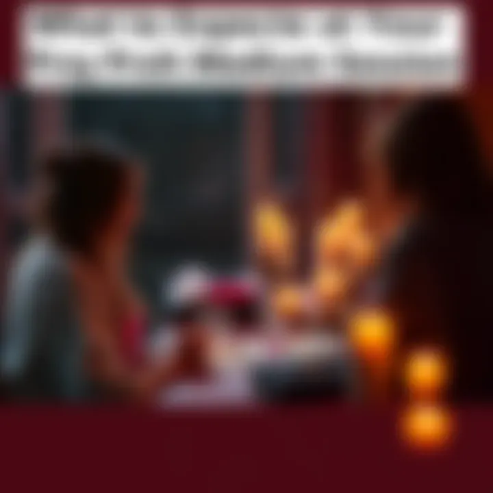 A person sitting at a table with a psychic medium, engaged in a reading with tarot cards and candles in the background.