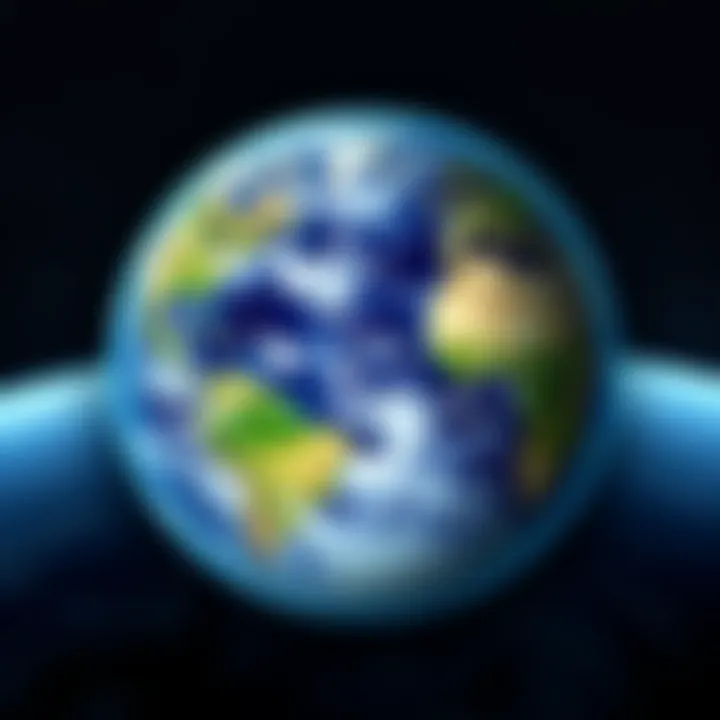 Flat Earth Belief Illustration A globe showing the Earth as round with a flat Earth diagram overlaying it, representing the contrast between beliefs and reality.