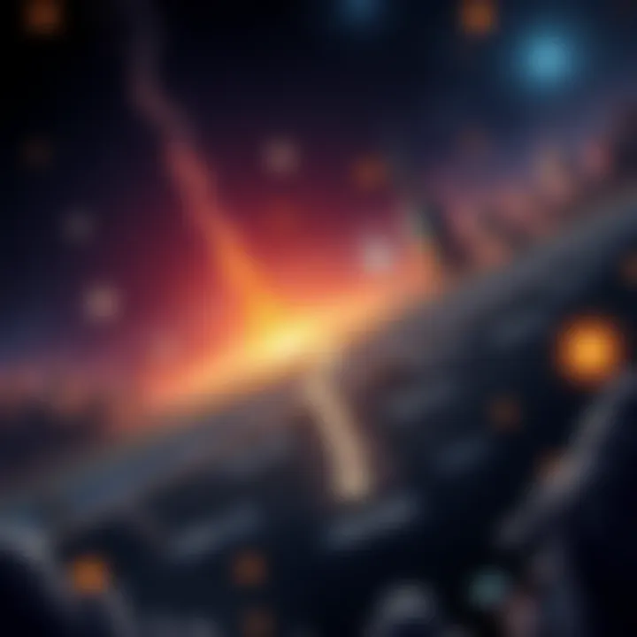 Flawed Timeline of Human History Illustration showing a broken timeline with key historical events and gaps in understanding