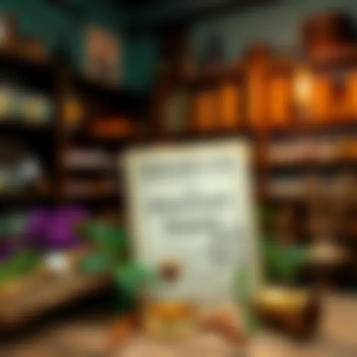 Historical photo of the Flexner Report with a pharmacy and natural medicine herbs in the background