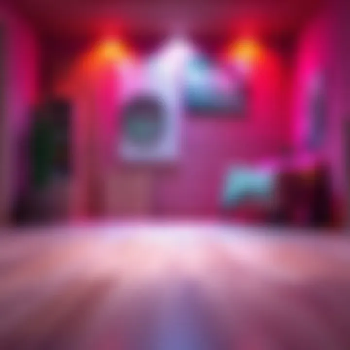 A selection of different flooring materials including hardwood, tile, and carpet arranged in a home setting.