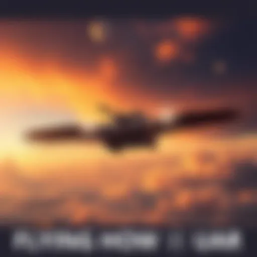 A unique unidentified aerial phenomenon shaped like a tank with wings, flying in the sky.