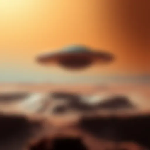 Curiosity Rover captures a flying saucer-like object over Gale Crater on Mars