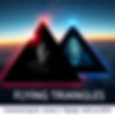 Comparison of Flying Triangles A side-by-side view of Dr. Greer's flying triangle and Jorge Pabon's 2019 triangle photo, highlighting similarities and differences.