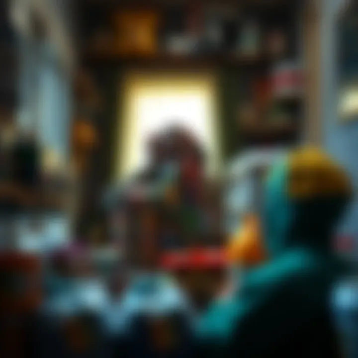 Food Stockpiling A person stacking canned goods and food supplies at home in preparation for uncertain times.