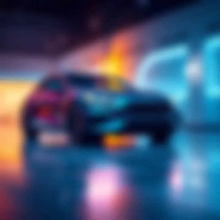 A Ford vehicle showcasing cutting-edge design and technology, reflecting modern automotive innovation.