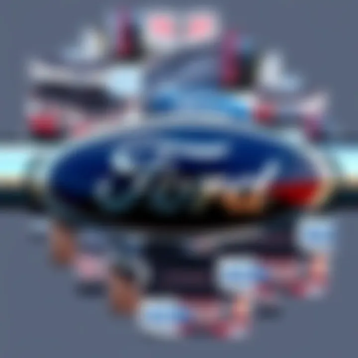 Ford Logo Misremembrance A collage showing different styles of the Ford logo as remembered by people