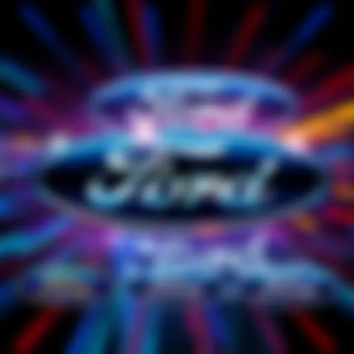 Different versions of the Ford logo to illustrate the Mandela Effect