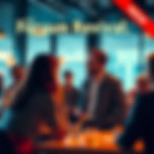 A group of people discussing ideas about a forum, with one person leading the conversation and others engaged, showing interest and collaboration.