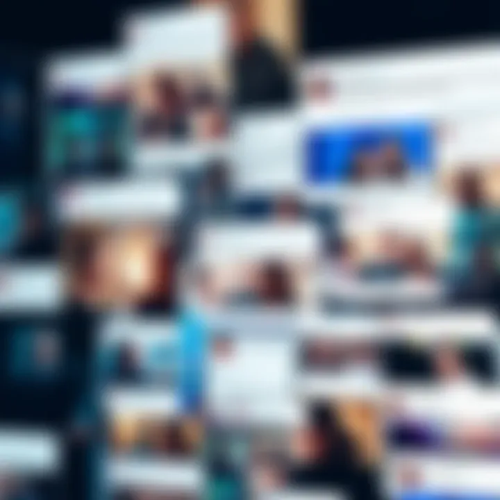A collage of various online forum posts showcasing different opinions and topics discussed by people.