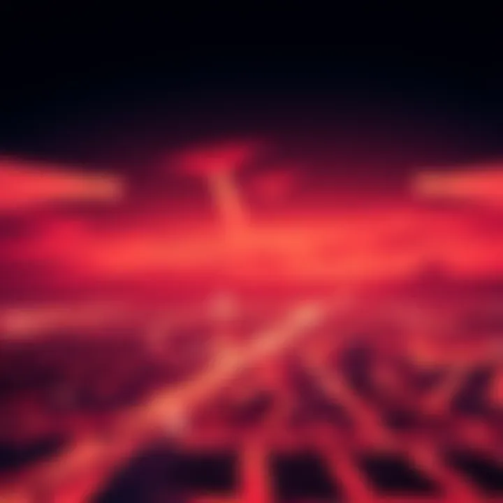 Four fast-moving objects captured in the sky over Los Angeles, showcasing unique movements and bright trails.