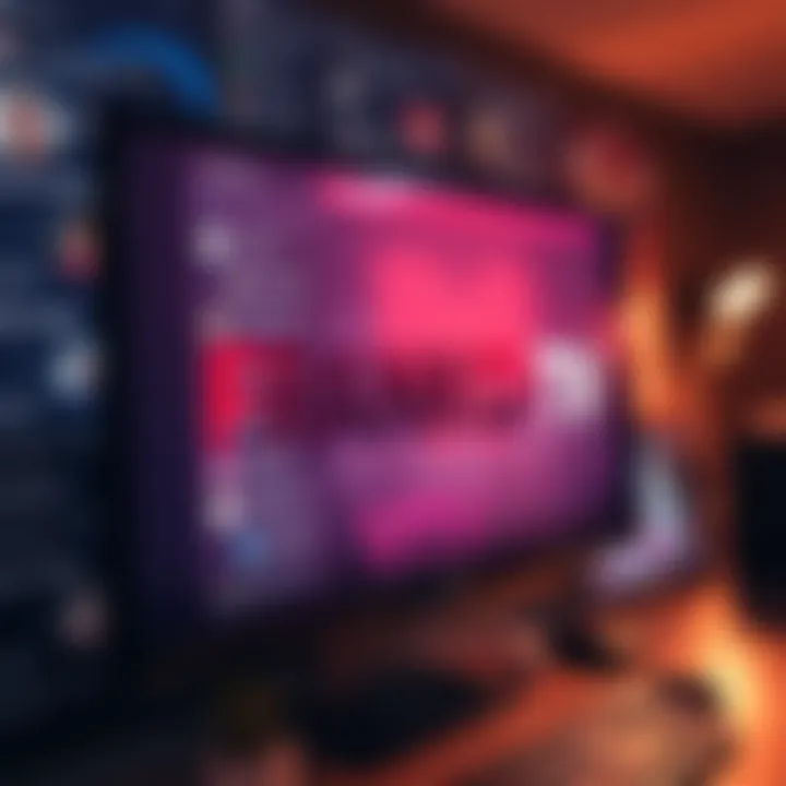 A computer screen displaying the FRANKO TV logo with a blurred background of social media comments.