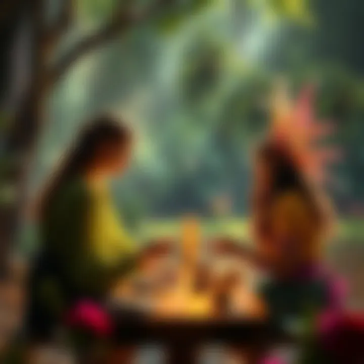 A beginner oracle card reader conducting readings using Healing with the Fairies deck, inviting participants to share their names for personalized insights.