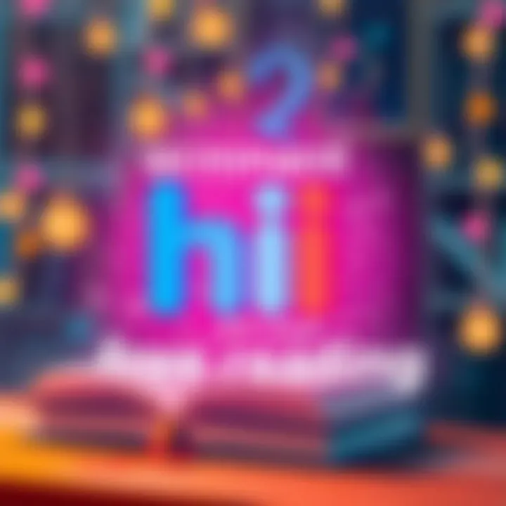 A colorful graphic inviting people to comment 'hi' for a chance to win a free reading, featuring a friendly design and engaging text.