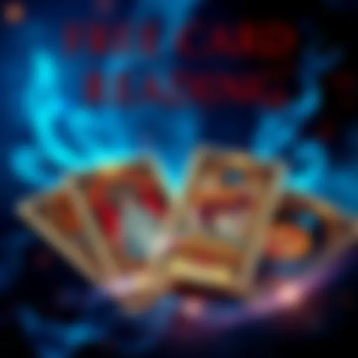 A graphic featuring tarot cards with a mystical background, promoting free tarot card readings by Kay Wolf.