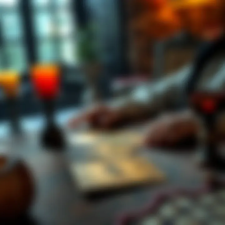 A scholar lays out three Tarot cards on a table, inviting participants for free readings and guidance.