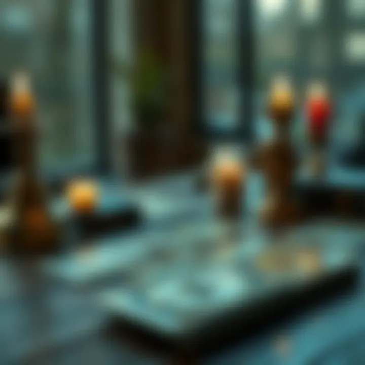 A beginner tarot reader offering free readings with a deck of tarot cards laid out on a table.