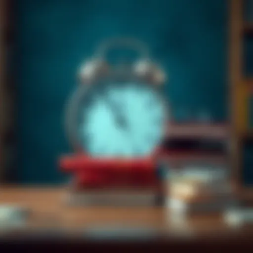 A clock showing one hour and books stacked beside it, symbolizing a free reading event.