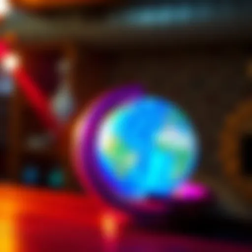 A colorful graphic inviting people to participate in a free one question reading, featuring a globe and question mark, with cheerful vibes.