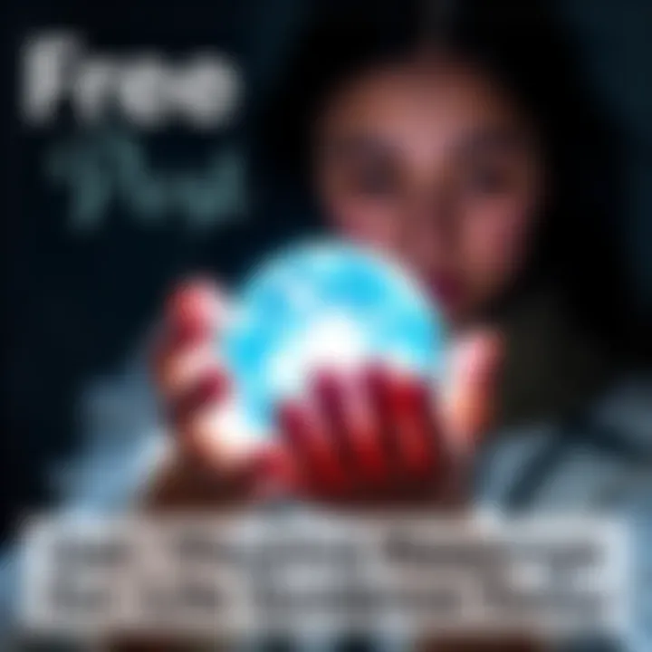 A person holding a crystal ball with glowing light, symbolizing psychic insight and guidance