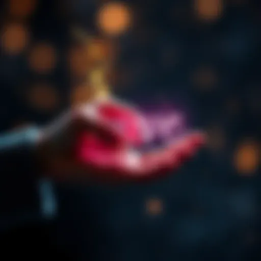 A graphic showing a hand writing initials with a heart and sparkles, promoting free readings.