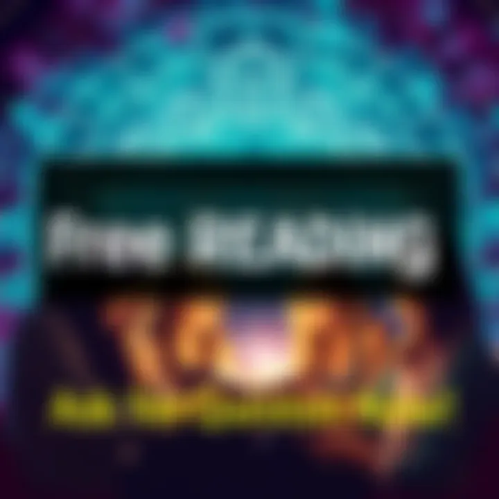 A group of women discussing and sharing their questions about free readings with a mystical background.