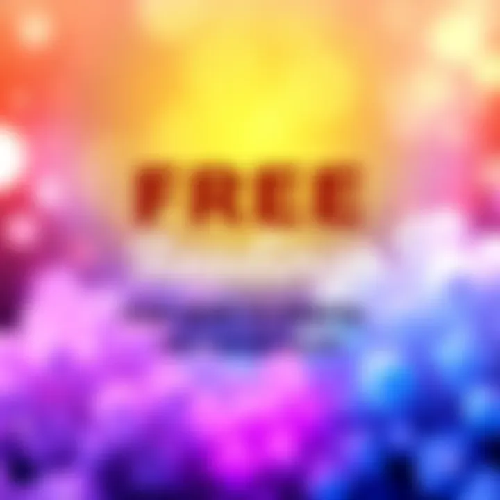 A bright and inviting graphic showing a message about free readings for new clients, with a welcoming vibe and colorful design.
