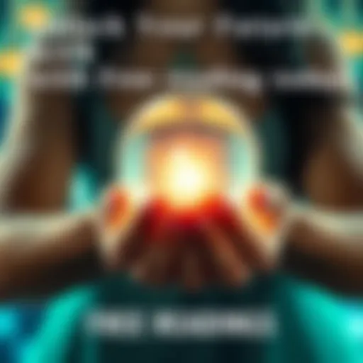 A person holding a crystal ball with a glowing light inside, symbolizing clarity and insight for the future.