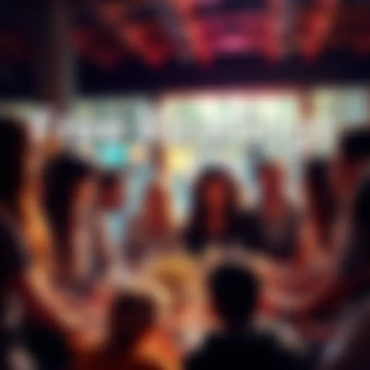 A friendly gathering of people sharing questions for free readings, creating a supportive atmosphere.