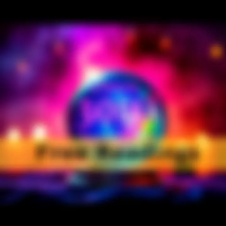 Free Readings Offer Colorful graphic showing a crystal ball and text about 30 free readings offer