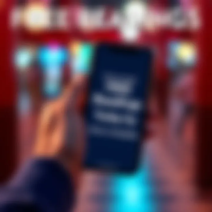 A person holding a phone, inviting others to send direct messages for free readings.