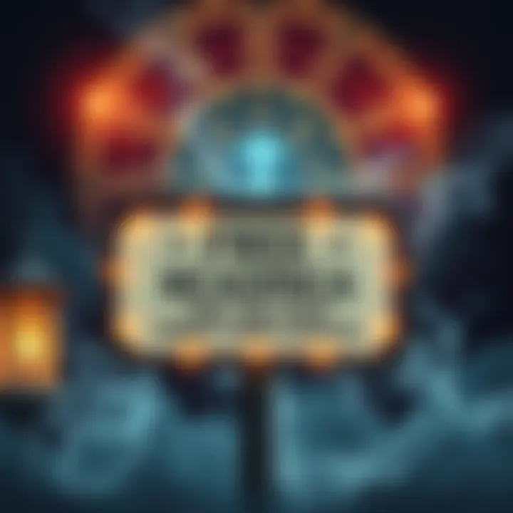 Free Readings Offer A sign promoting free readings for the first ten clients with a mystical background