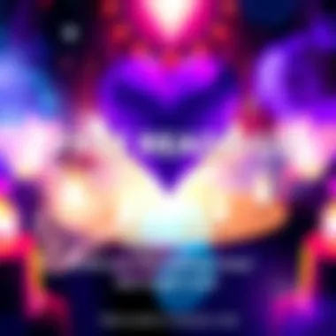 Free Readings Announcement A vibrant graphic promoting a free readings offer with a purple heart, inviting people to participate by commenting or messaging for insights.