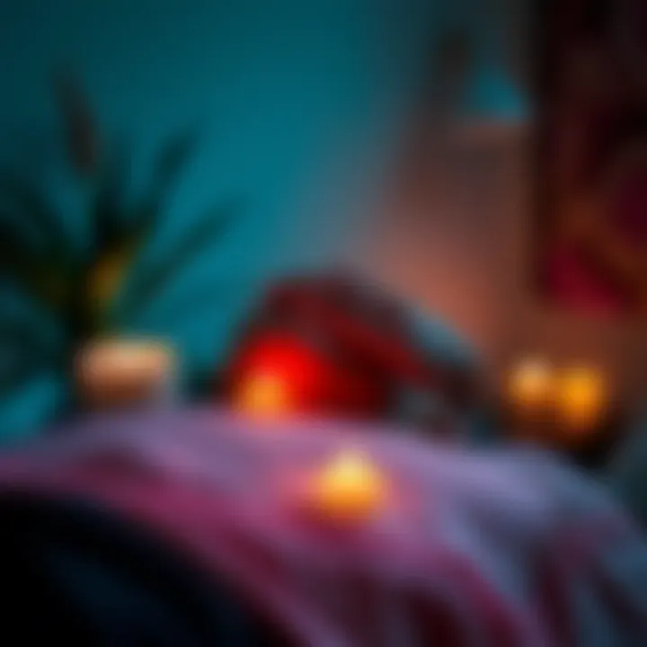 A person receiving a Reiki session from a practitioner in a calm setting, promoting healing and community connection.