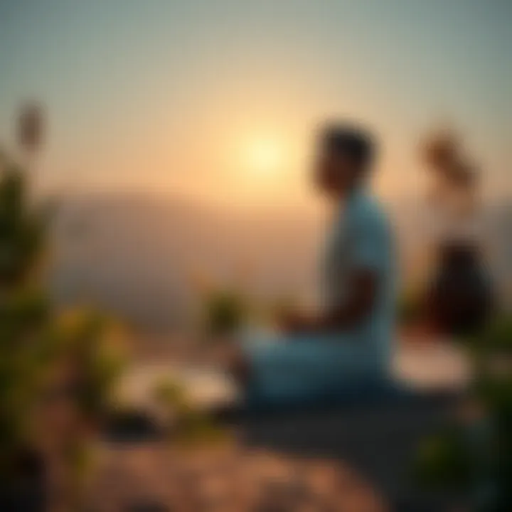 Franco, a Reiki Master in Jujuy, offers a healing session to a person sitting peacefully on a mat surrounded by plants and soft lighting.