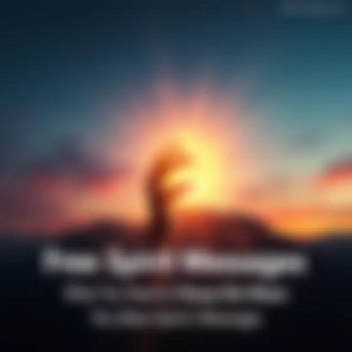 Free Spirit Message A serene person holding a glowing orb in a calm setting, representing spiritual guidance and focus.