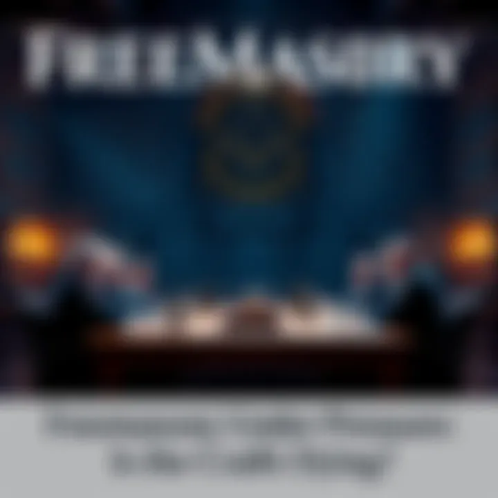 A group of Freemasons sitting at a table during a lodge meeting, discussing serious topics