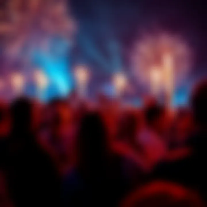 People celebrating with bright lights and fireworks, symbolizing new beginnings and transformations for 2026