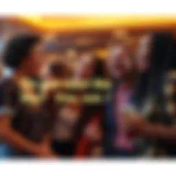 Group of friends sharing a funny moment and laughing