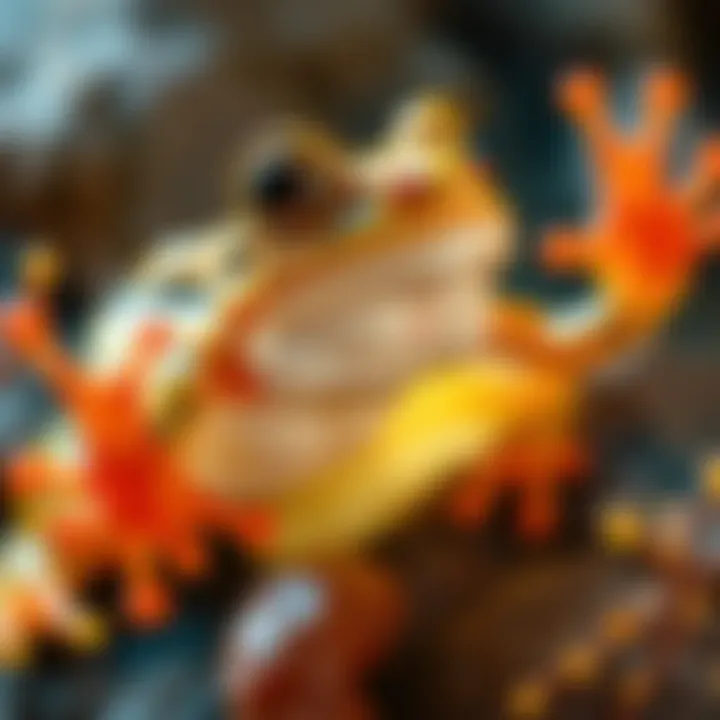Illustration of the Ewingella americana bacterium from frog intestines eliminating colorectal tumors in mice