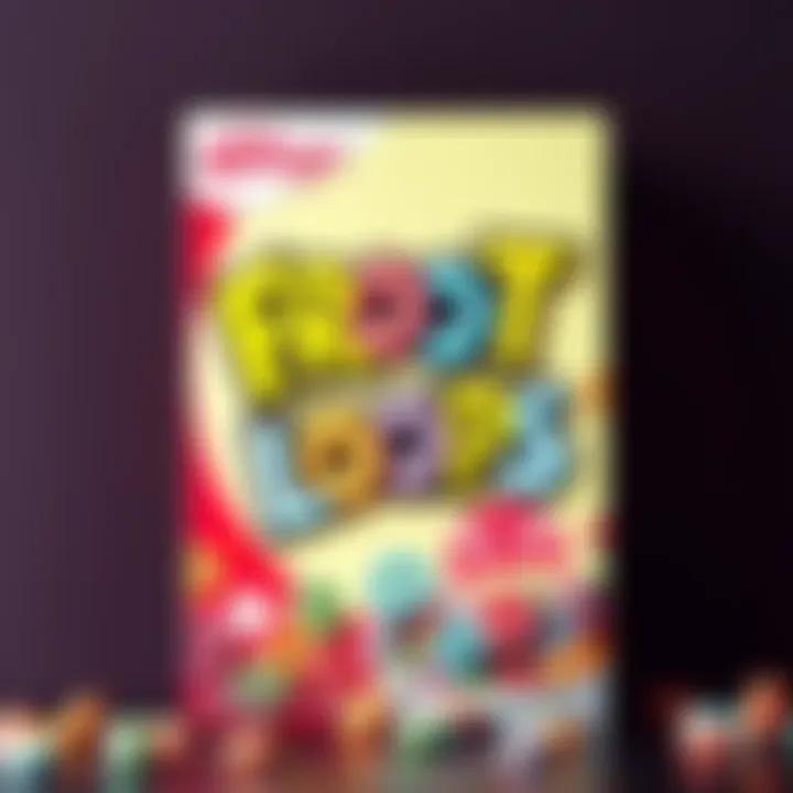 Colorful Froot Loops cereal box showing the brand name with four 'o's
