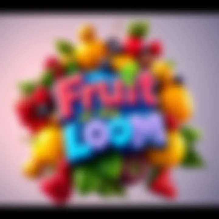 Illustration of the Fruit of the Loom logo featuring colorful fruit and leaves as seen in the 2006 film The Ant Bully
