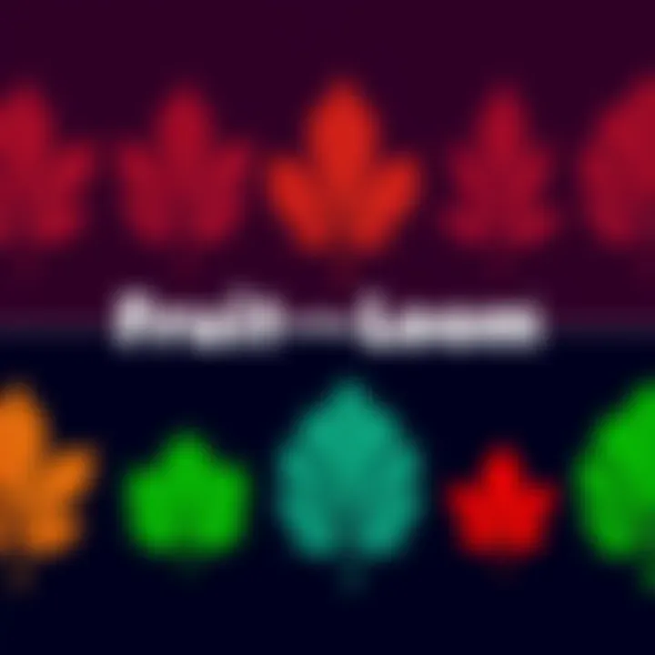 A visual timeline showcasing the changes in the Fruit of the Loom logo over the years, highlighting different leaf colors and designs.