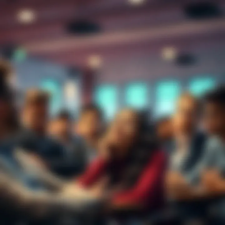 A group of people expressing frustration in a forum setting, discussing the impact of AI on conversations and community dynamics.