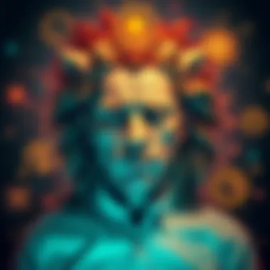 A frustrated person with Leo traits, surrounded by astrological symbols, showing feelings of exhaustion and overwhelm.