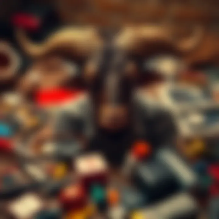 Frustrated Taurus with Personal Belongings A Taurus person looking upset while surrounded by scattered personal items, showcasing chaos in their living space.