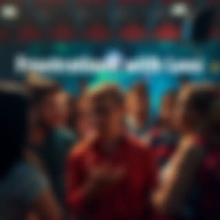 A group of people discussing their experiences with Leos, showing a range of emotions like annoyance and contemplation.